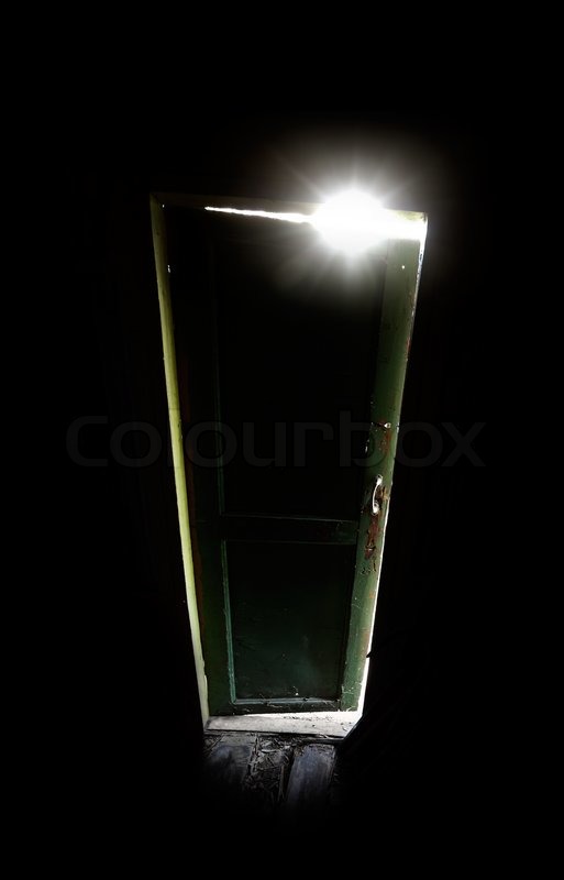 4610331-old-dark-room-with-shining-closed-door-sip-of-light-from-green-glass-metaphor